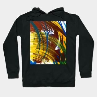 Abstract line of paintings v2 Hoodie
